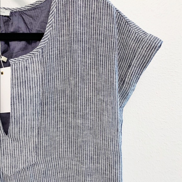 1️⃣ Medium Left! • Striped Linen Dress - Picture 3 of 3